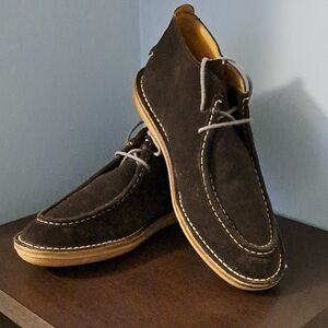 Cole Hann Todd Snyder Suede Moc Toe Chukka Boots